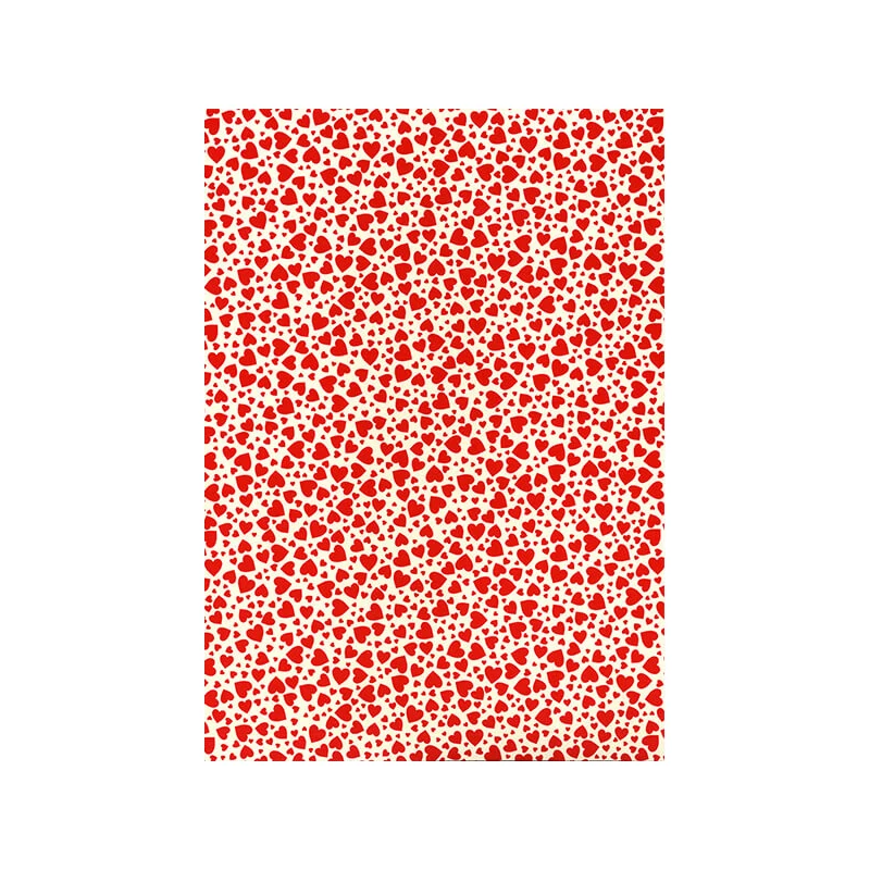 Tassotti decoupage papír - piros szívek