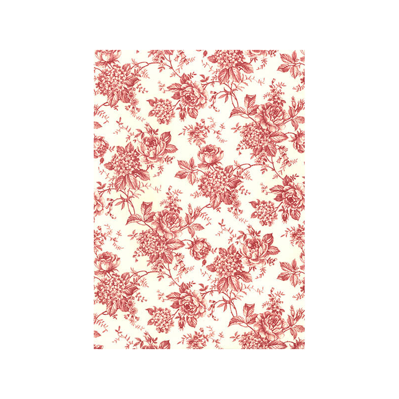 Tassotti decoupage papír - levelek rózsaszín