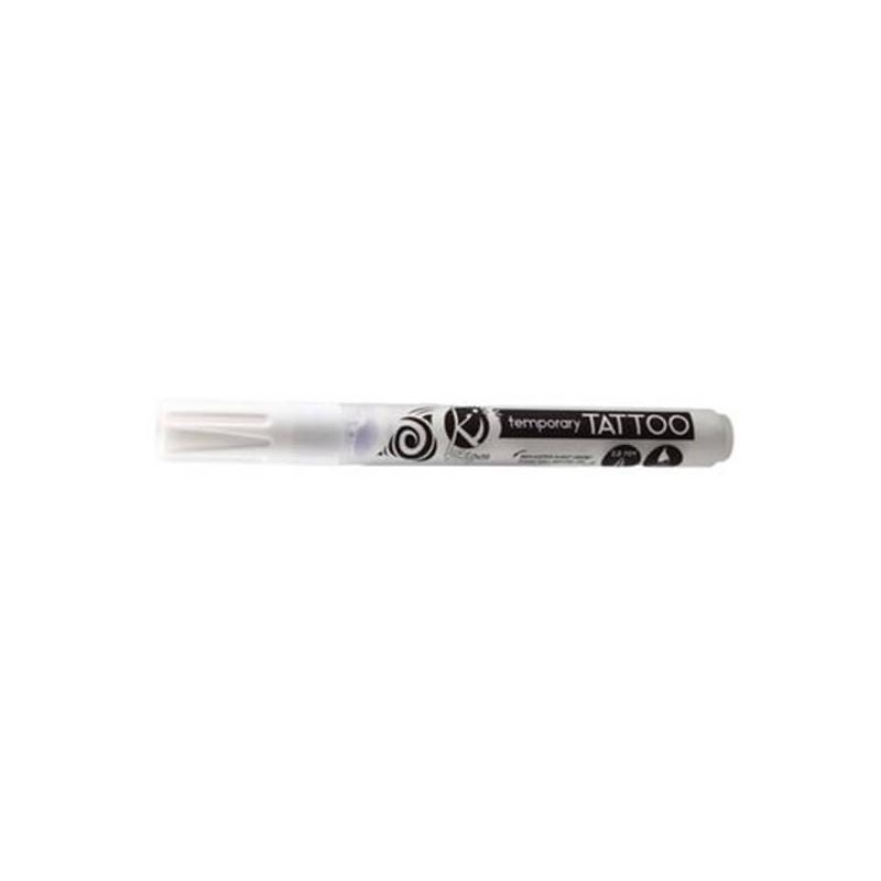 Tetováló filc, ideiglenes Tattoo, 0,8-3 mm - fehér