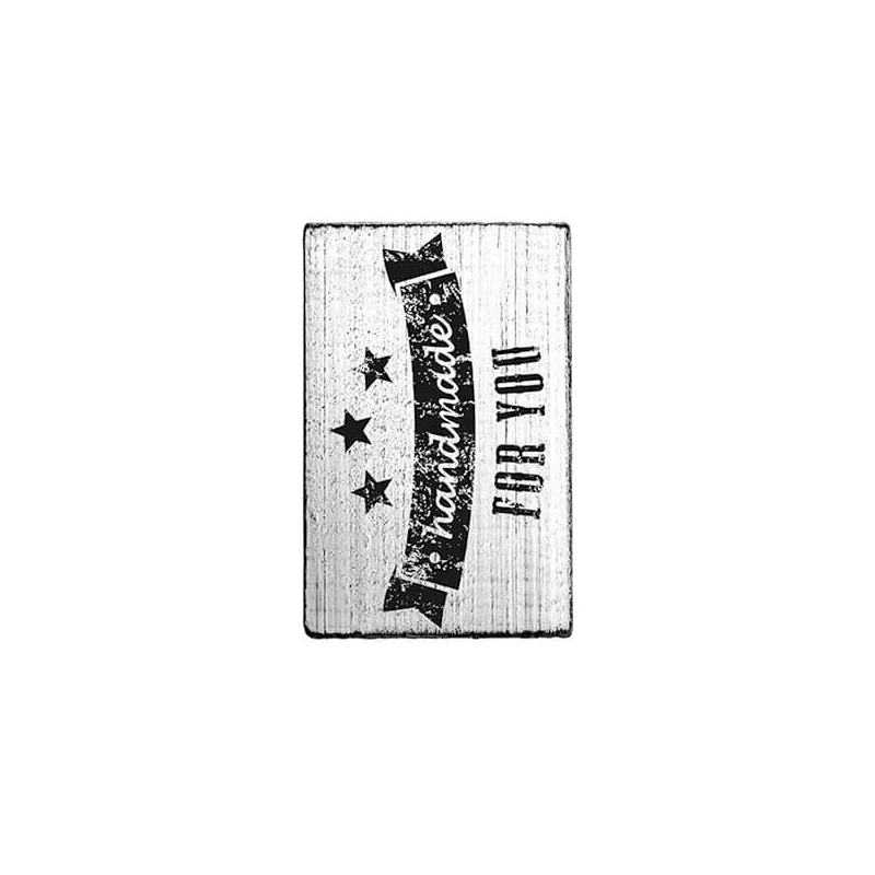 Pecsételő, Woodies, Vintage, 4x6 cm - Handmade for you