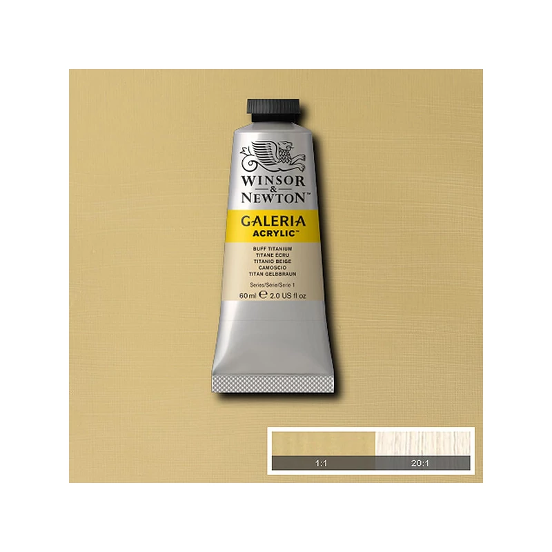 Winsor&Newton Galeria akrilfesték, 60 ml - 060, buff titanium