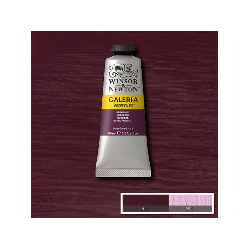 Winsor&Newton Galeria akrilfesték, 60 ml - 075, burgundy