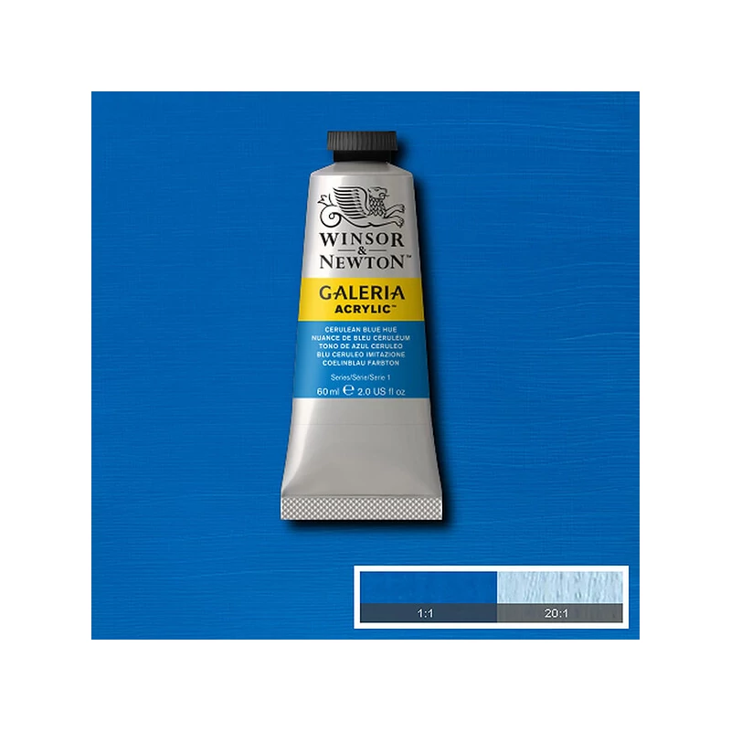 Winsor&Newton Galeria akrilfesték, 60 ml - 138, cerulean blue hue