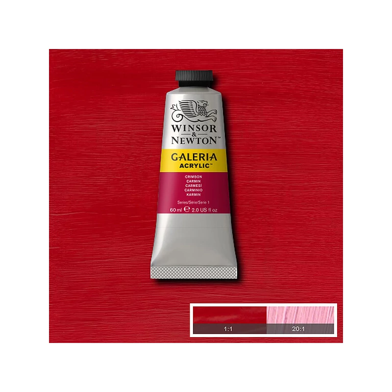 Winsor&Newton Galeria akrilfesték, 60 ml - 203, crimson