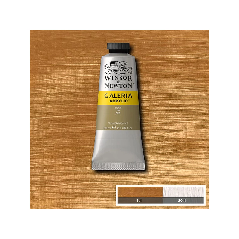 Winsor&Newton Galeria akrilfesték, 60 ml - 283, gold