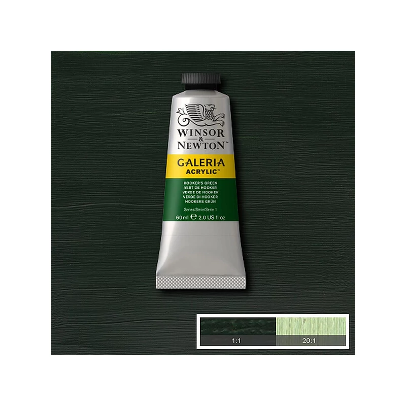 Winsor&Newton Galeria akrilfesték, 60 ml - 311, hookers' green