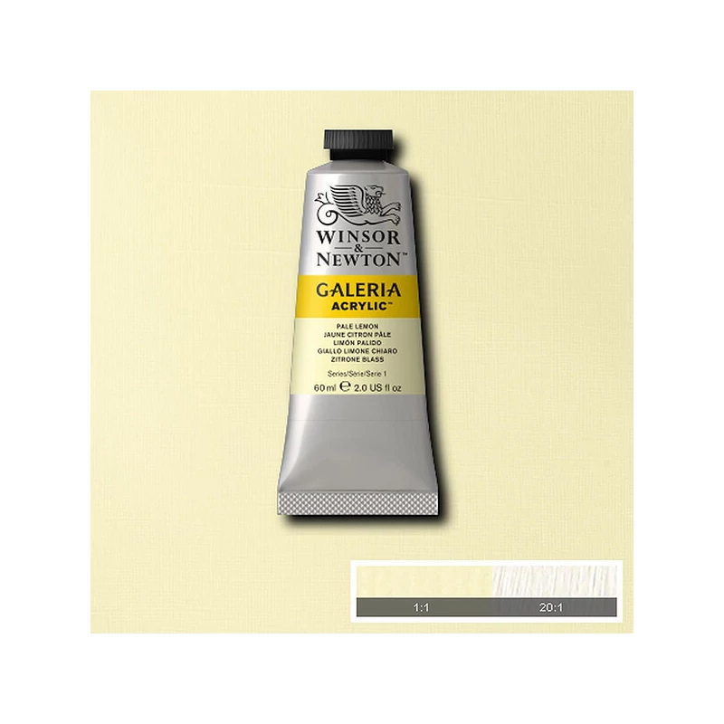 Winsor&Newton Galeria akrilfesték, 60 ml - 434, pale lemon