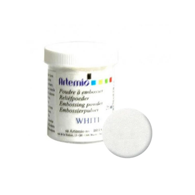 Embossing por - white