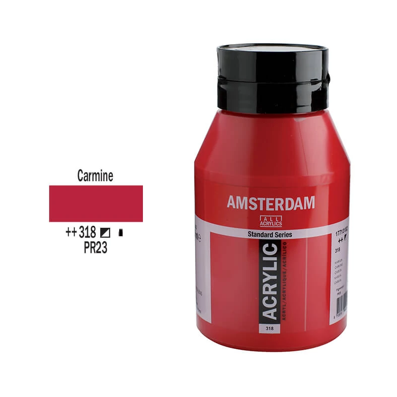 Talens Amsterdam akrilfesték, 1000 ml - 318, carmine