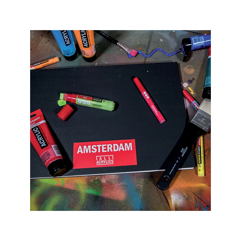 Talens Amsterdam akril filctoll, M - 257, reflex orange