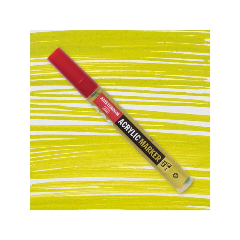 Talens Amsterdam akril filctoll, M, 621 - olive green light