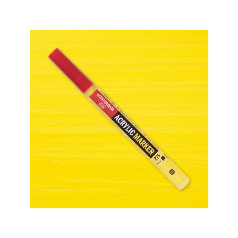 Talens Amsterdam akril filctoll, S, 275 - primary yellow