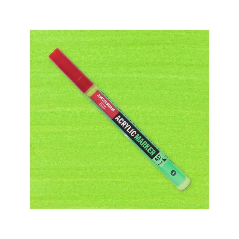 Talens Amsterdam akril filctoll, S, 617 - yellowish green