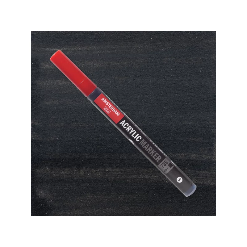 Talens Amsterdam akril filctoll, S, 735 - oxyde black