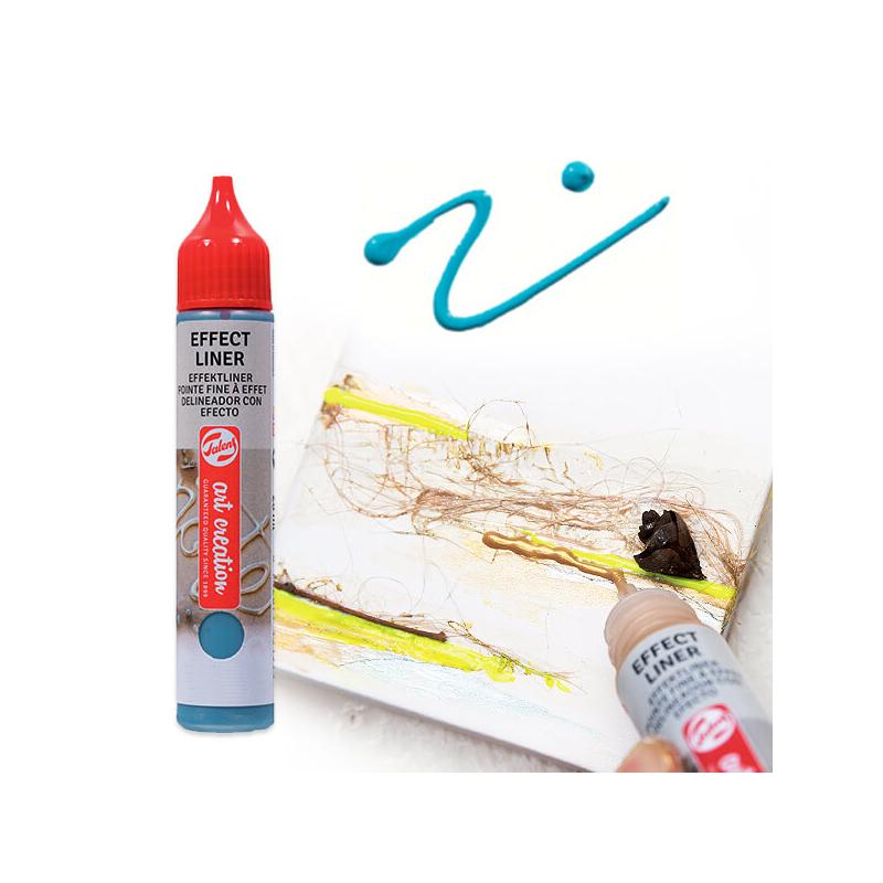 Art Creation Effect Liner, univerzális 3D festéktoll, 28 ml - 5024 Turquoise blue
