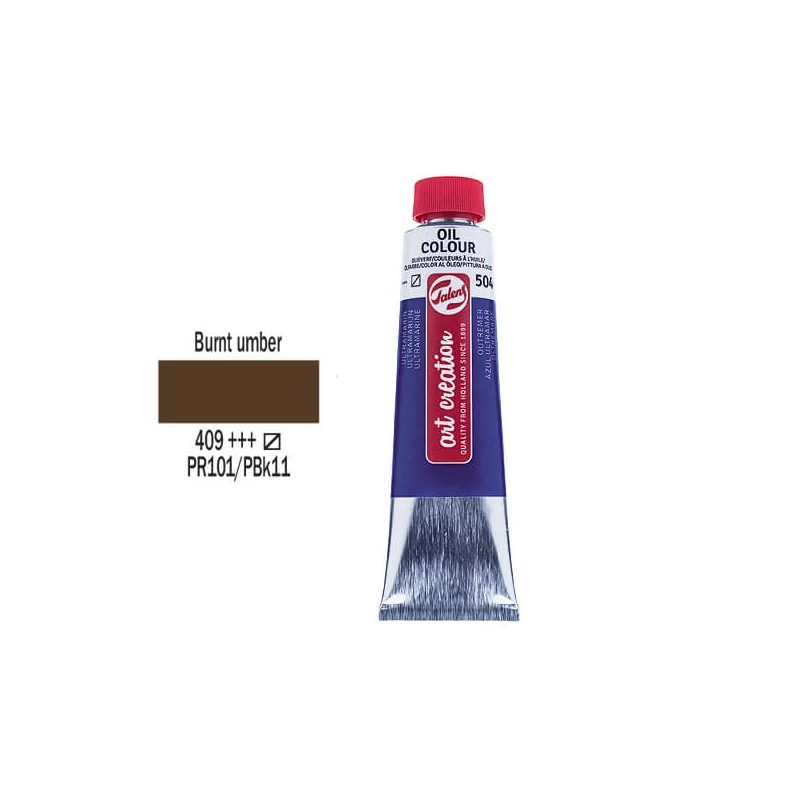 Talens Art Creation olajfesték, 40 ml - 409, Burnt umber