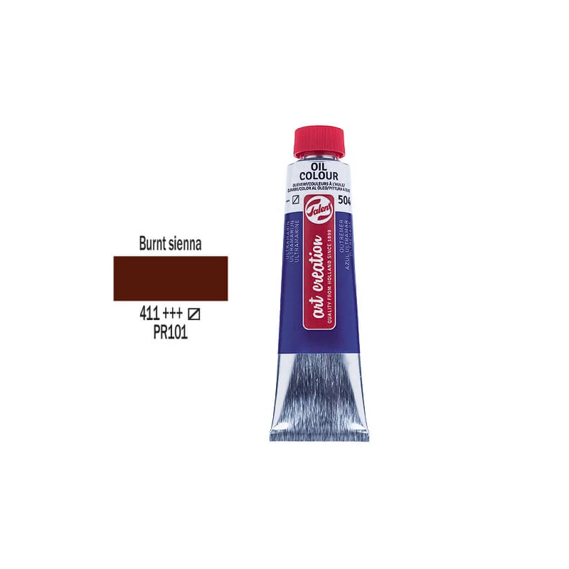 Talens Art Creation olajfesték, 40 ml - 411, Burnt sienna