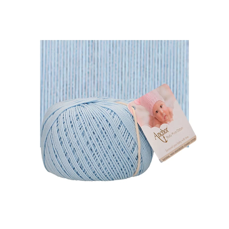 Horgolófonal, Baby Pure Cotton, 50 g, 00128 világoskék