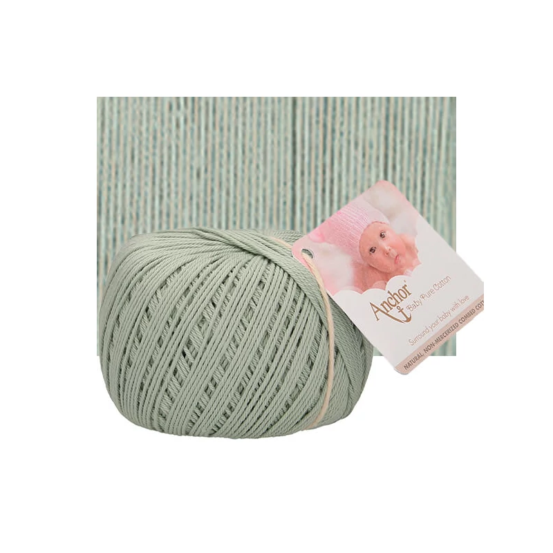 Horgolófonal, Baby Pure Cotton, 50 g, 00402 pasztellzöld