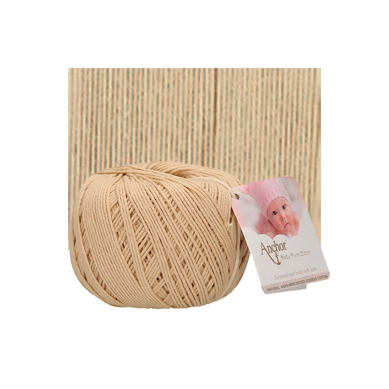 Horgolófonal, Baby Pure Cotton, 50 g, 00404 homok