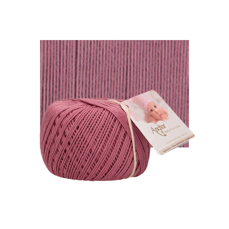 Horgolófonal, Baby Pure Cotton, 50 g, 00430 mályva