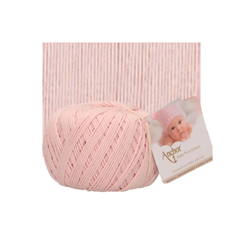 Horgolófonal, Baby Pure Cotton, 50 g, 00431 gyöngyház rózsaszín