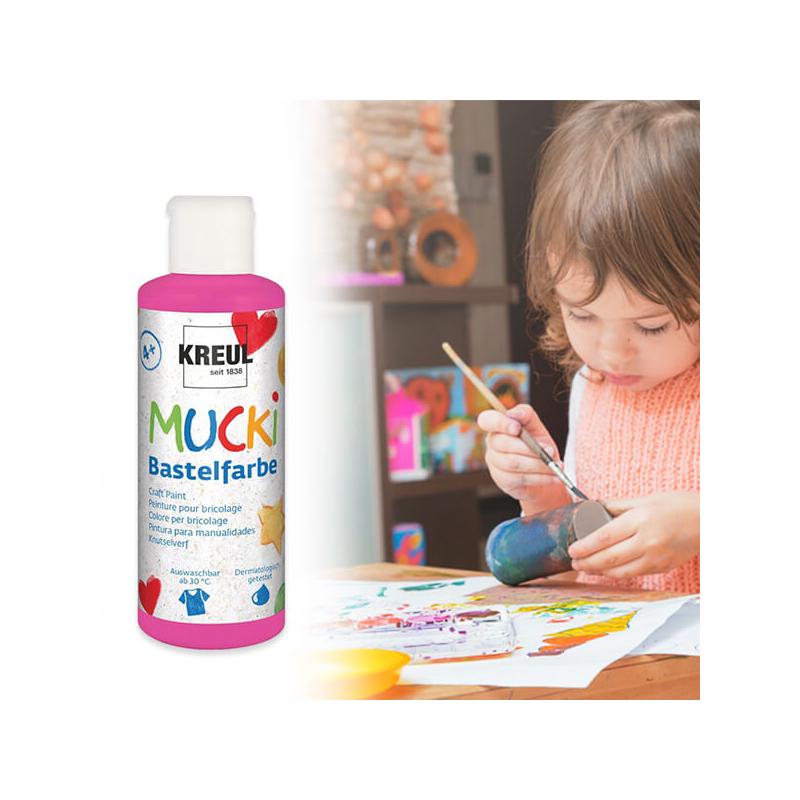 Barkácsfesték, Mucki, 80 ml - pink