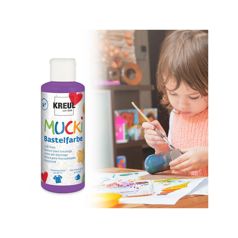 Barkácsfesték, Mucki, 80 ml - viola