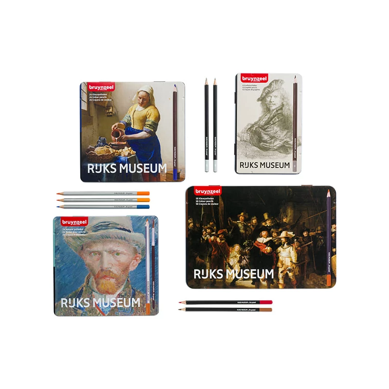 Bruynzeel Rijks Museum színesceruza készlet - 50 db, Rembrandt: Éjjeli őrjárat