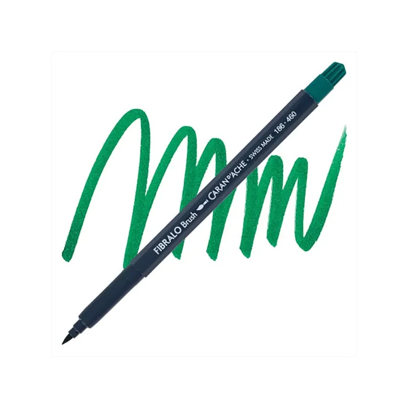 Caran d'Ache Fibralo Brush Pen ecsetfilc - 460, peacock green