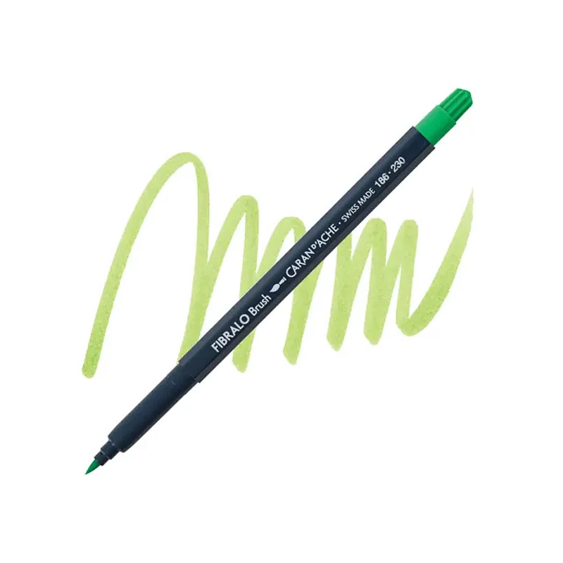 Caran d'Ache Fibralo Brush Pen ecsetfilc - 230, yellow green