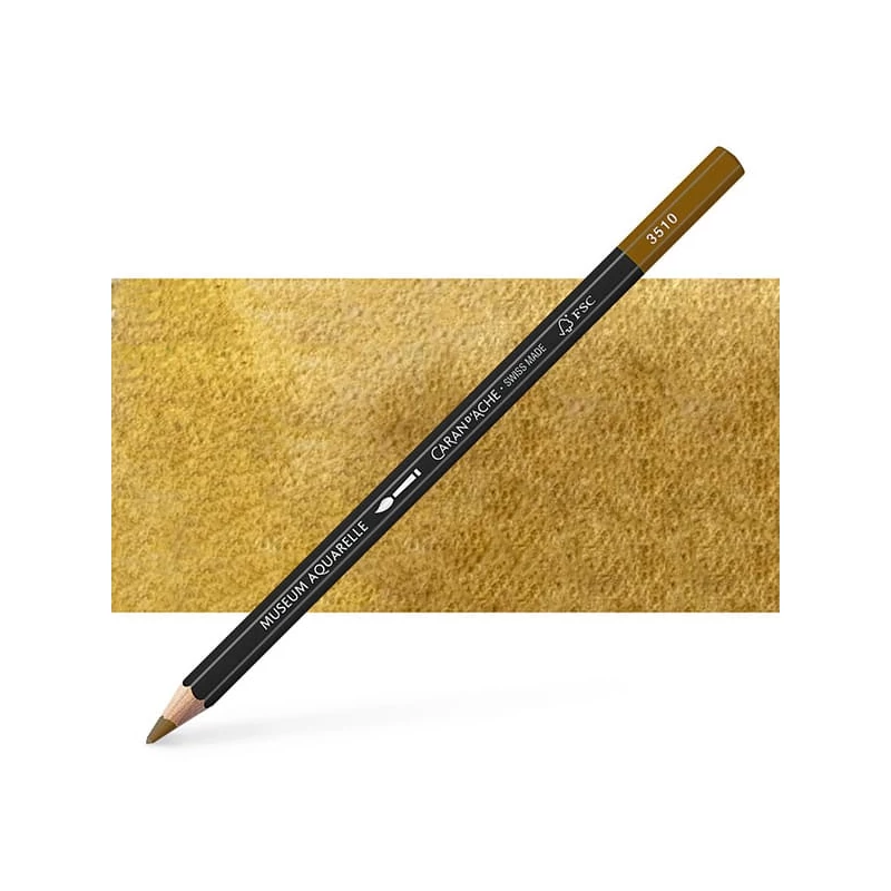 Caran d'Ache Museum akvarellceruza - 736, brown olive 50%