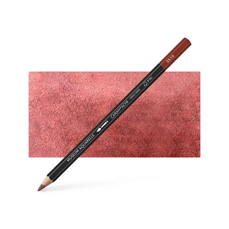 Caran d'Ache Museum akvarellceruza - 866, burnt sienna 50%