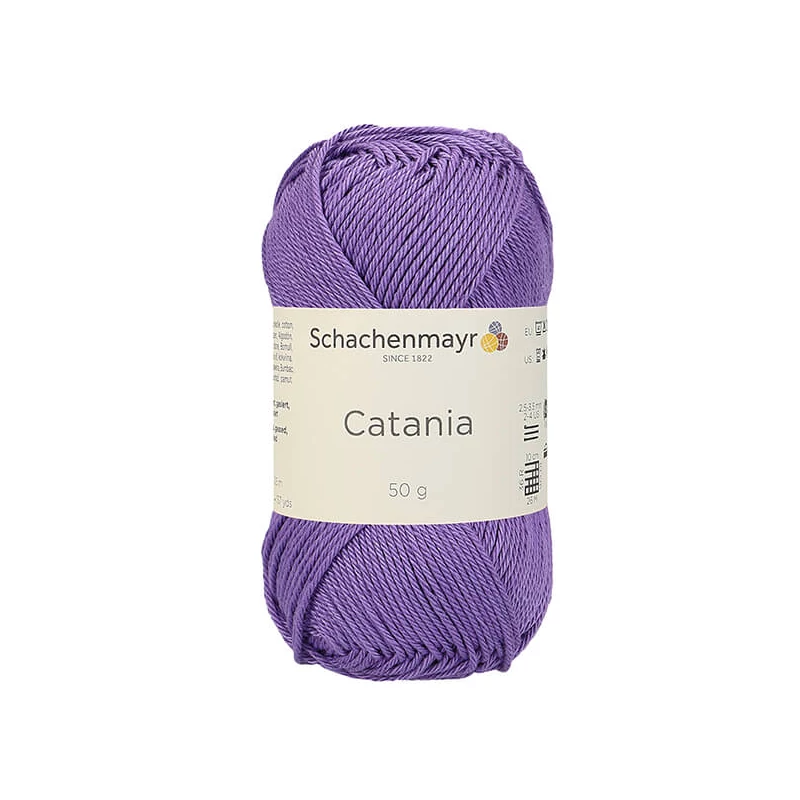 Catania pamut fonal, 50 g - 113 viola