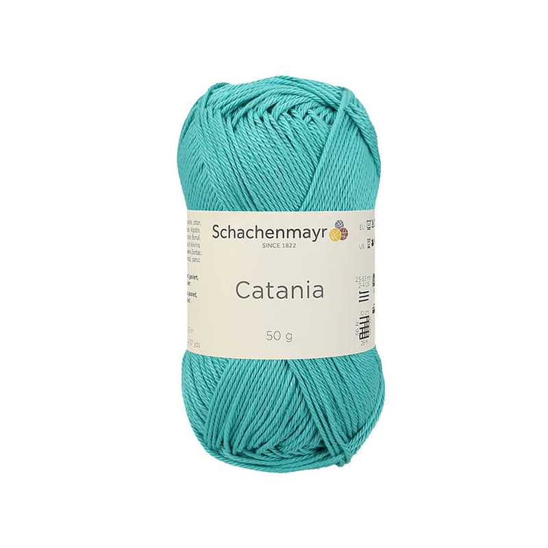 Catania pamut fonal, 50 g - 253 jade