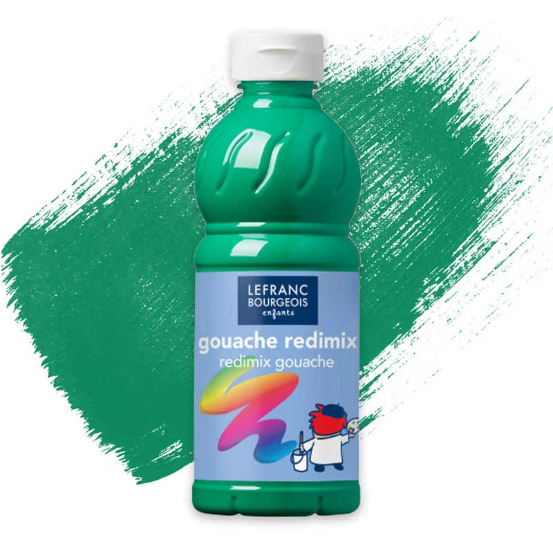 Redimix tempera, 500 ml - élénkzöld