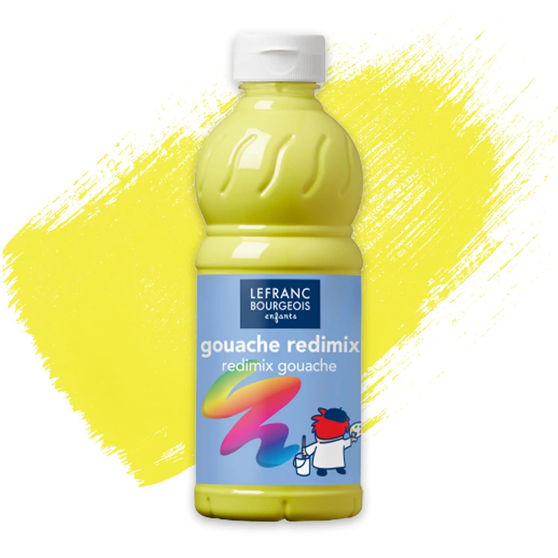 Redimix tempera, 500 ml - citromsárga