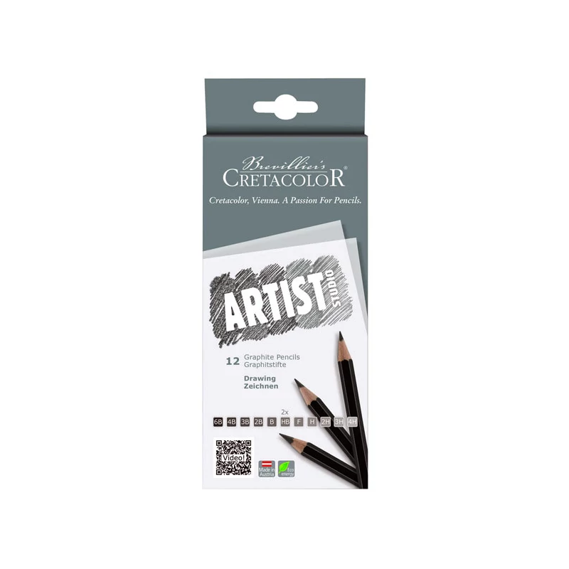 Cretacolor Artist Studio grafitceruza készlet, 12 db-os