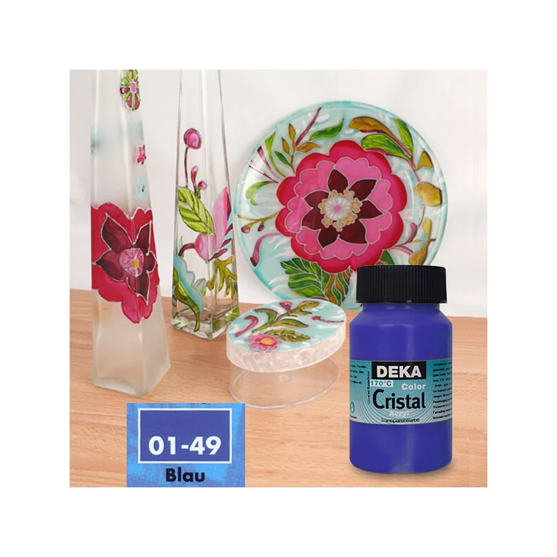 Deka Color Cristal üvegfesték 125 ml - 49 kék