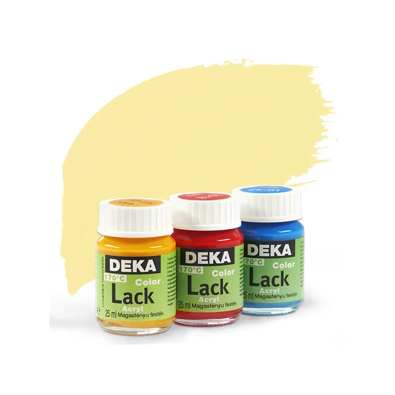 Deka Color Lack fényes akrilfesték 25 ml - 12 vanília