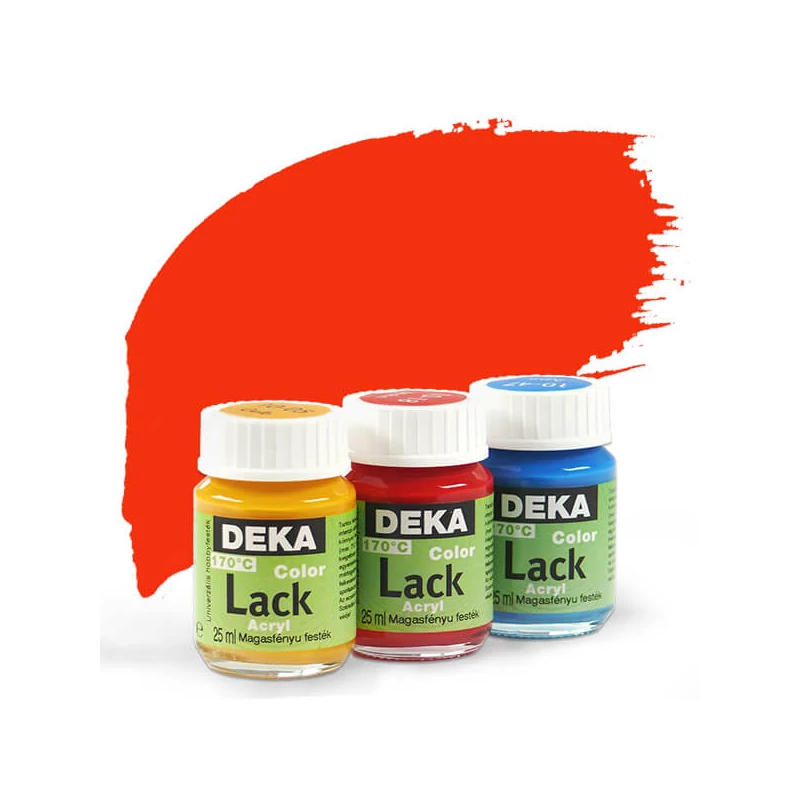 Deka Color Lack fényes akrilfesték 25 ml - 15 piros