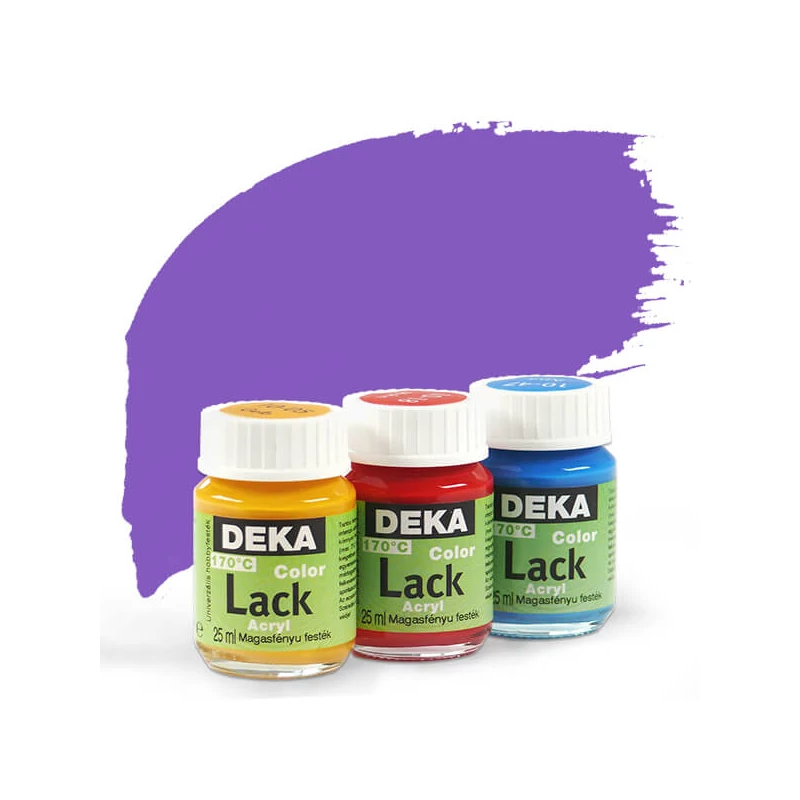 Deka Color Lack fényes akrilfesték 25 ml - 33 lila