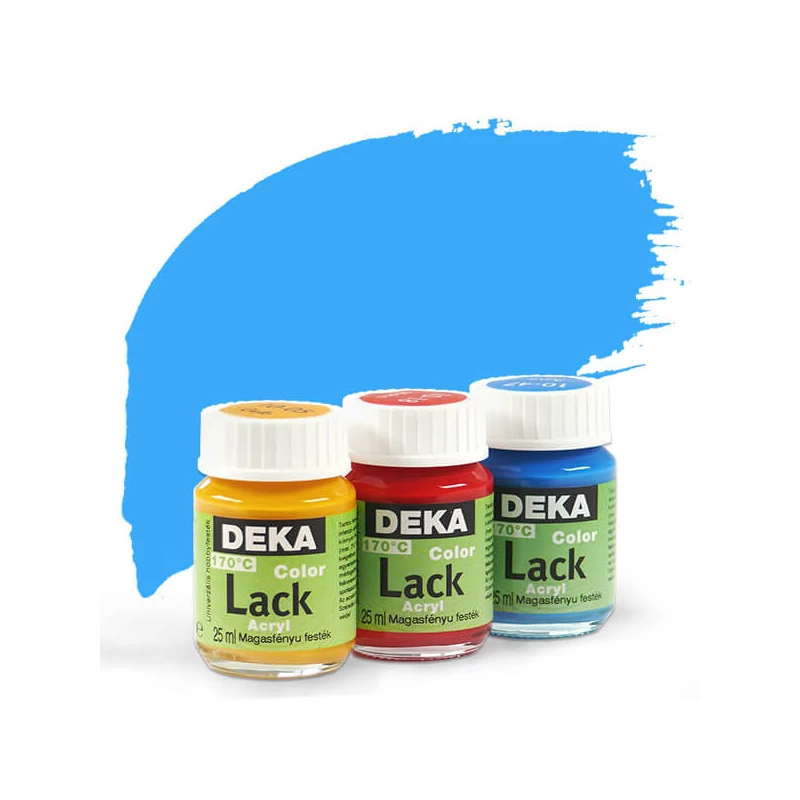 Deka Color Lack fényes akrilfesték 25 ml - 42 világoskék