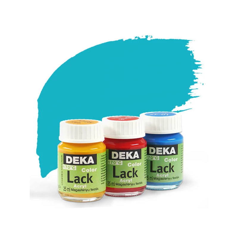 Deka Color Lack fényes akrilfesték 25 ml - 58 türkiz