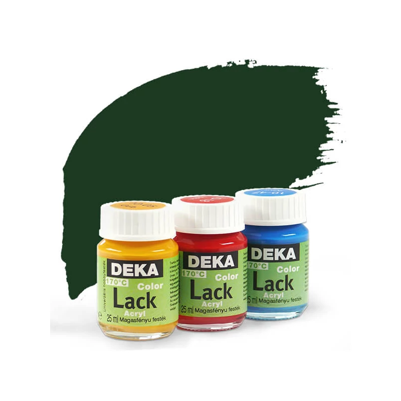 Deka Color Lack fényes akrilfesték 25 ml - 66 fenyőzöld