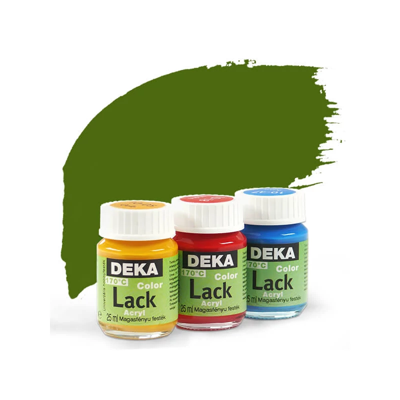 Deka Color Lack fényes akrilfesték 25 ml - 71 olívzöld