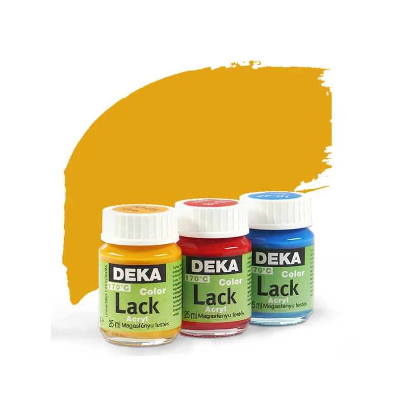 Deka Color Lack fényes akrilfesték 25 ml - 77 okker