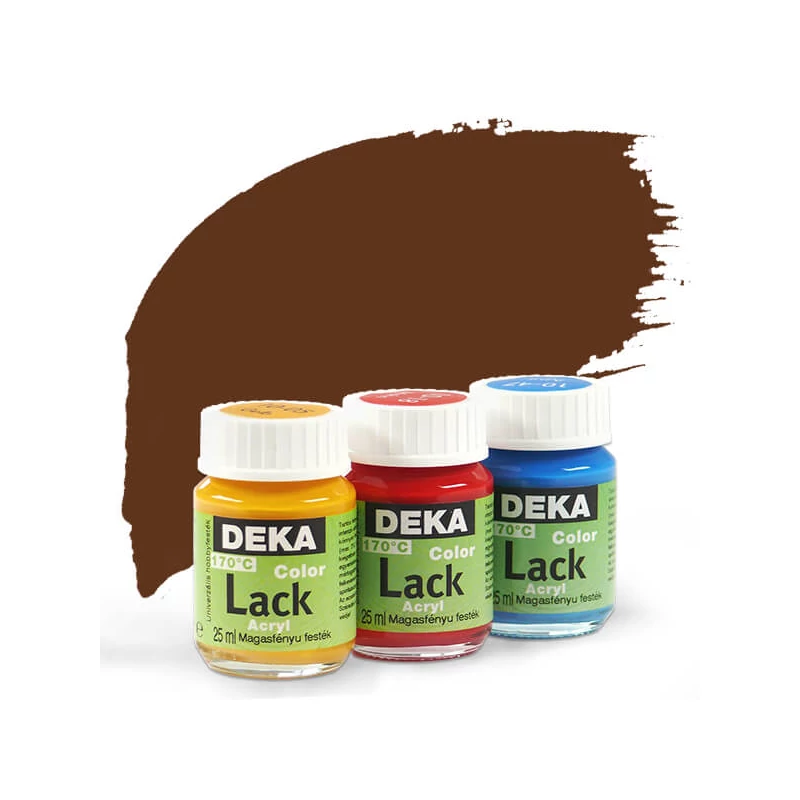 Deka Color Lack fényes akrilfesték 25 ml - 84 barna