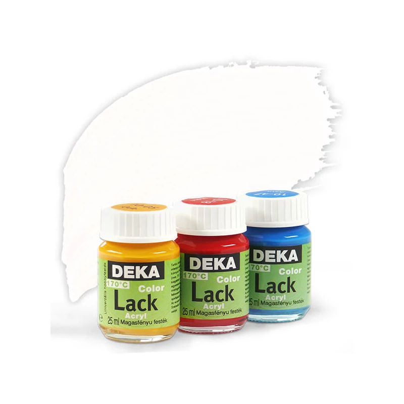 Deka Color Lack fényes akrilfesték 25 ml - 92 fehér