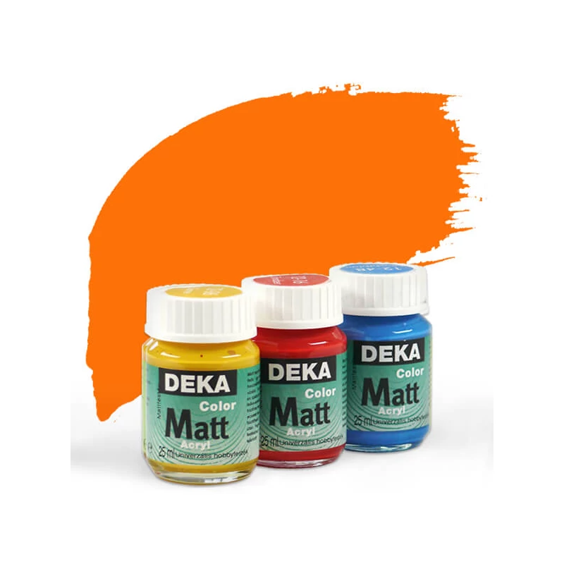 Deka Color Matt akrilfesték 25 ml - 10 narancs